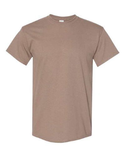 Brown Savana Gildan 5000 - Heavy Cotton T-Shirt by Gildan - Next Day ...