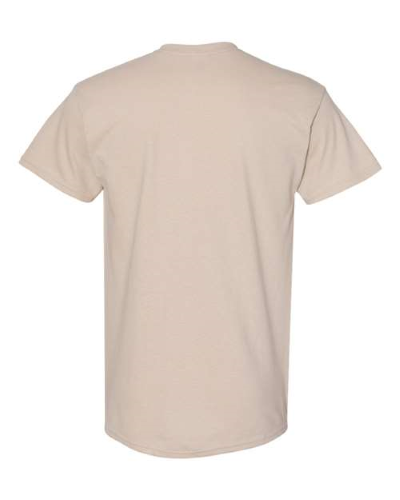 Sand Gildan 5000 - Heavy Cotton T-Shirt by Gildan - Next Day Printed Tees