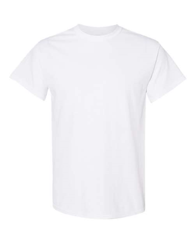 100 Gildan Heavy Cotton White Shirts  For ($499) + Free Shipping