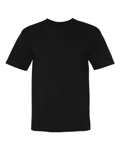 USA Made 100 Cotton Short Sleeve T Shirt in Black