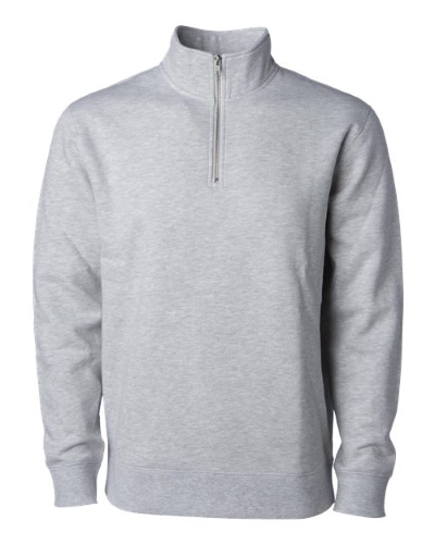 Midweight Quarter-Zip Pullover Grey Heather | Midweight Quarter