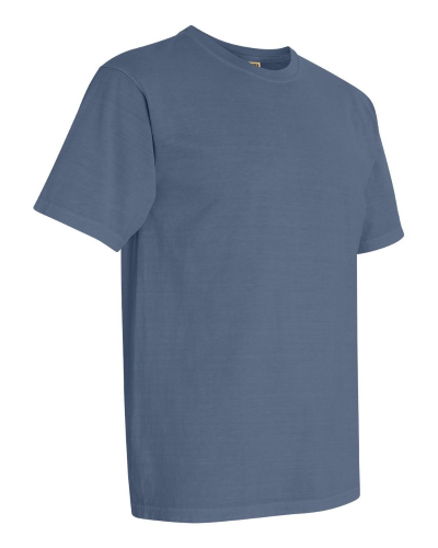 Pigment-Dyed Short Sleeve Shirt | Embroidery, DTF Transfers