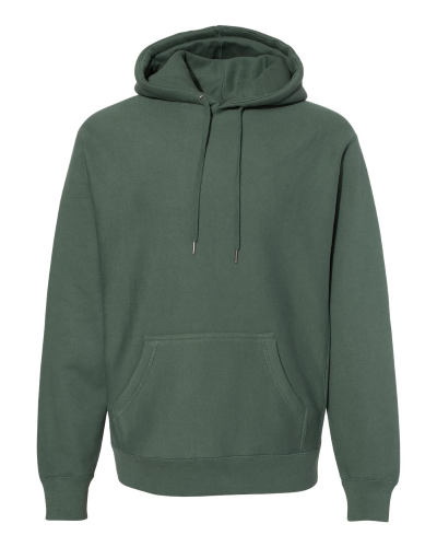 Premium Heavyweight Cross-Grain Hoodie in Alpine Green