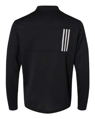 3-Stripes Double Knit Quarter-Zip Pullover | KMG Supply