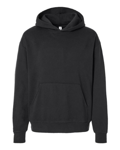 Avenue Pullover Hooded Sweatshirt in Black