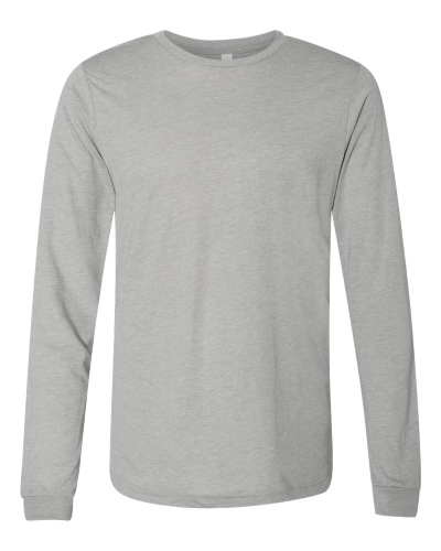 100% Long Sleeve Tee - Unisex - Front and Sleeve Print for Golden Eagle Audubon Society