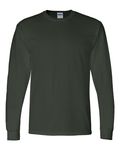 Ash Ultra Blend 50/50 Long Sleeve T-Shirt Forest Green