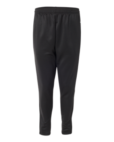 Unbrushed Poly Trainer Pants in Black
