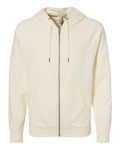 Icon Unisex Lightweight Loopback Terry Zip Hood