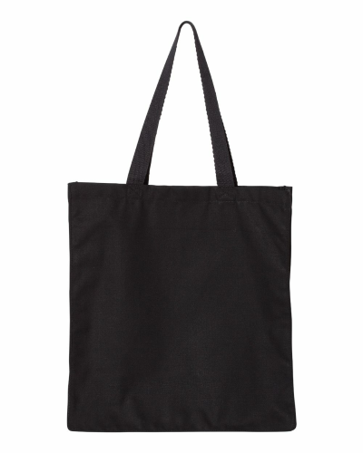 Promotional Canvas Shopper Tote in Black