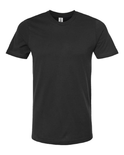 Combed Cotton T-Shirt in Black