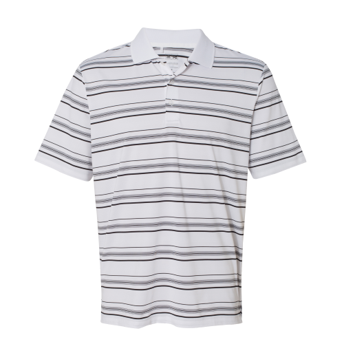 Adidas men's puremotion textured stripe polo new arrivals