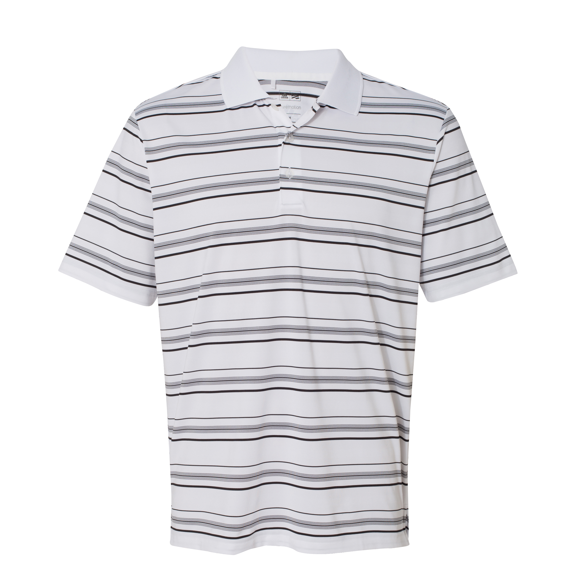 Adidas men's puremotion textured stripe polo hotsell