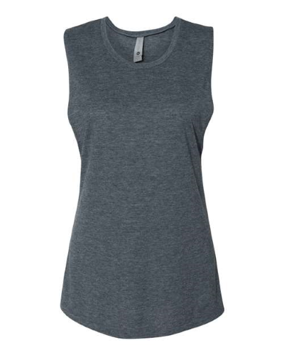 Women's Festival Muscle Tank in Antique Denim