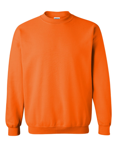 Safety Orange Heavy Blend Crewneck Sweatshirt by Gildan - Gosnold ...