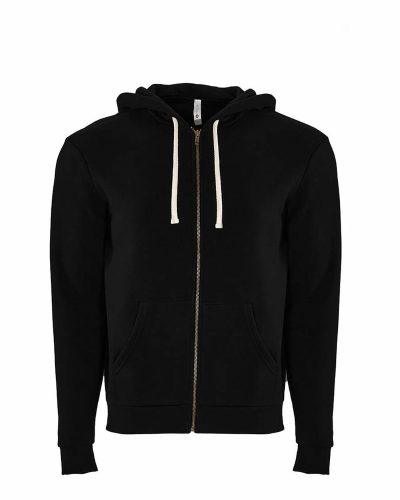 Unisex Zip Hoodie in Black