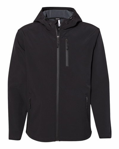 Poly-Tech Soft Shell Jacket in Black