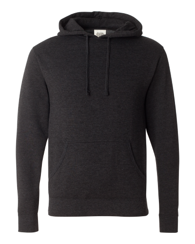 Hooded Pullover Sweatshirt in Charcoal Heather