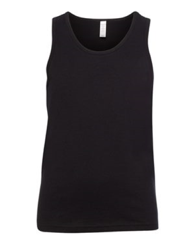 Youth Jersey Tank in Black