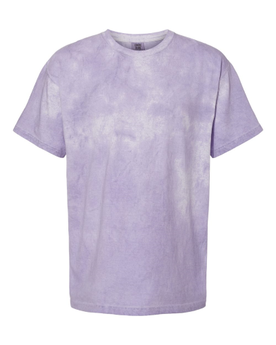 Garment-Dyed Spray Heavyweight T-Shirt in Amethyst