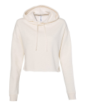 Women's Lightweight Hooded Pullover Crop Sweatshirt