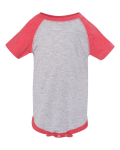 Fine Jersey Infant Three-Quarter Sleeve Baseball Bodysuit