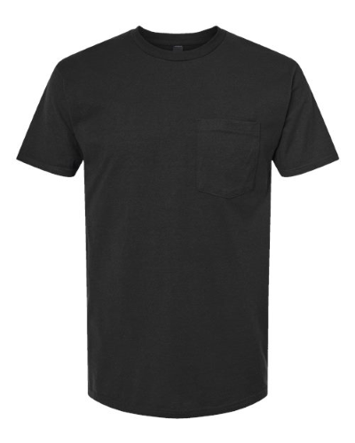 Unisex Heavyweight Pocket T-Shirt in Black