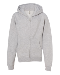 Youth Midweight Full-Zip Hooded Sweatshirt