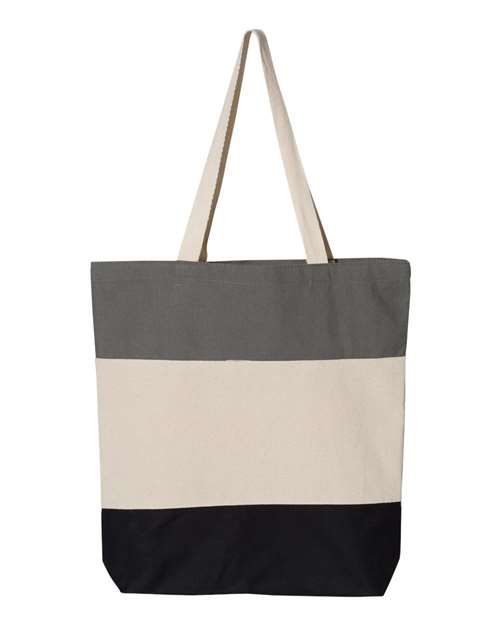 Canvas Tri-Color Tote Bag | JCAR Logo Gear