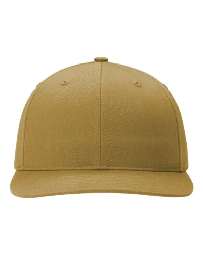 printed Twill Back Trucker Cap in Amber Gold