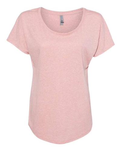 Ladies' Triblend Dolman in Desert Pink
