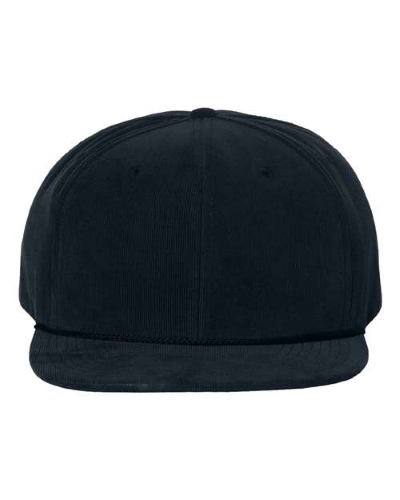 printed Timberline Corduroy Cap in Black