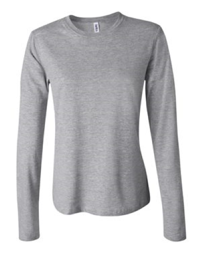 Women’s Jersey Long Sleeve Tee in Athletic Heather