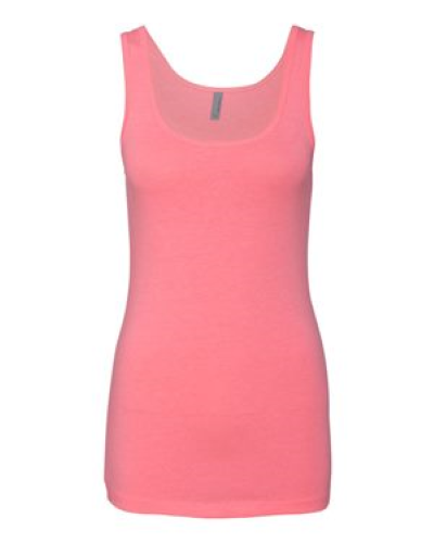 NEXT LEVEL The Jersey Tank Neon Heather Pink 3533