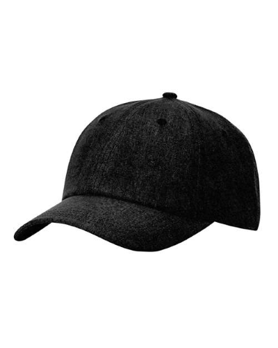 printed Recycled Performance Cap in Heather Dark Grey
