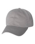 printed Unstructured Washed Chino Twill Cap with Velcro