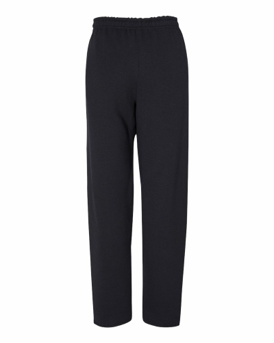 Dri Power® Open Bottom Pocket Sweatpants in Black