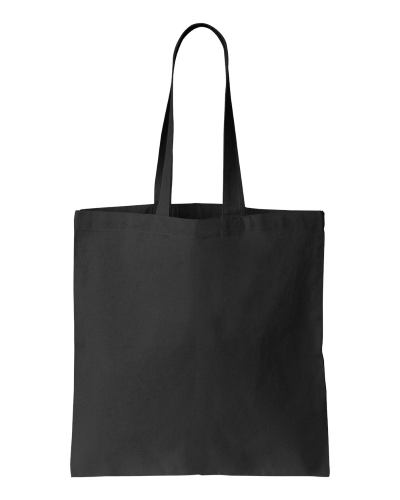 Nicole Cotton Canvas Tote in Black