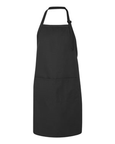 Bib Apron in Black