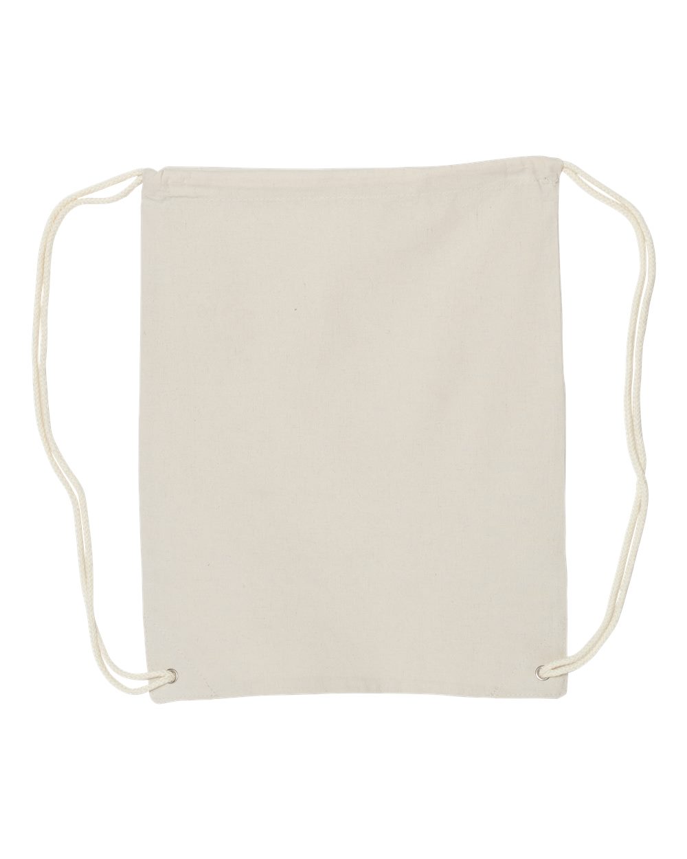 Cotton canvas drawstring backpack sales