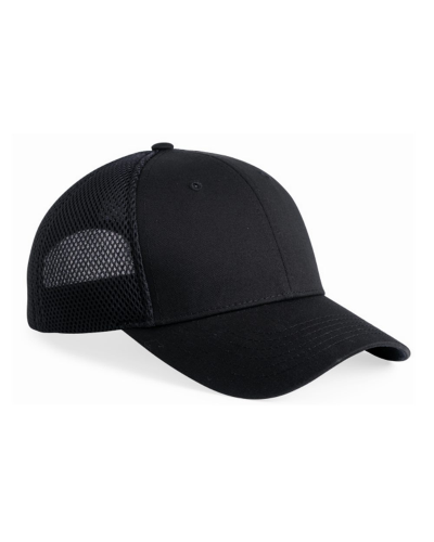 printed Sportsman - Spacer Mesh Cap in Black