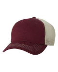 printed - Contrast Stitch Mesh Cap