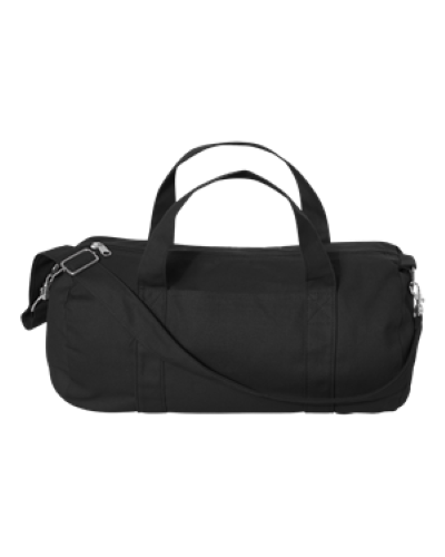 11 Ounce Cotton Canvas Duffel Bag in Black