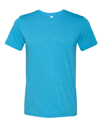 Howard Triblend Short Sleeve T-Shirt in Aqua Triblend