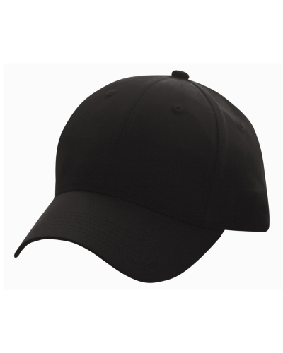 printed Sportsman - Twill Cap with Velcro Closure in Black