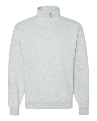 8 Ounce 50/50 Cadet Collar Sweatshirt in Ash