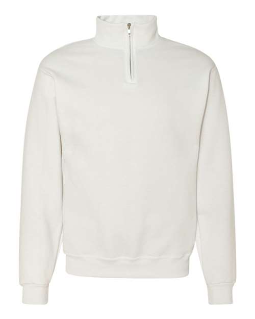 White quarter zip sweatshirt cheap