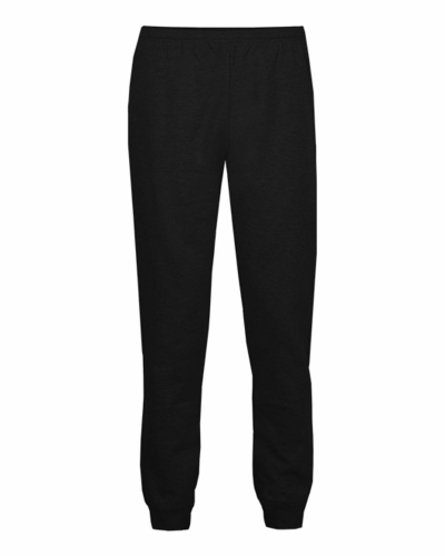 Athletic Fleece Jogger Pants in Black