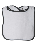 Infant Snap Bib w/ Contrast Color Binding
