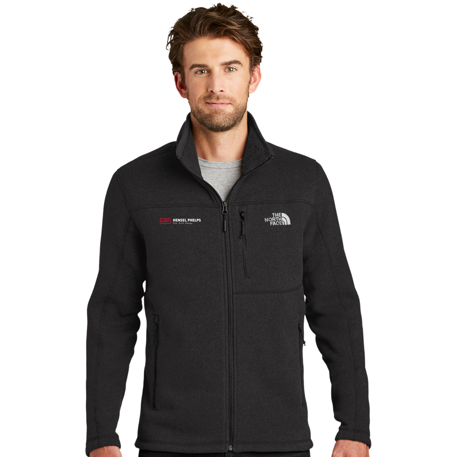 HP The North Face Sweater Fleece Jacket Hensel Phelps Holiday Store